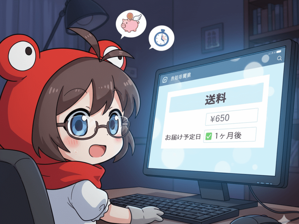 送料と配送スピードをしっかり確認